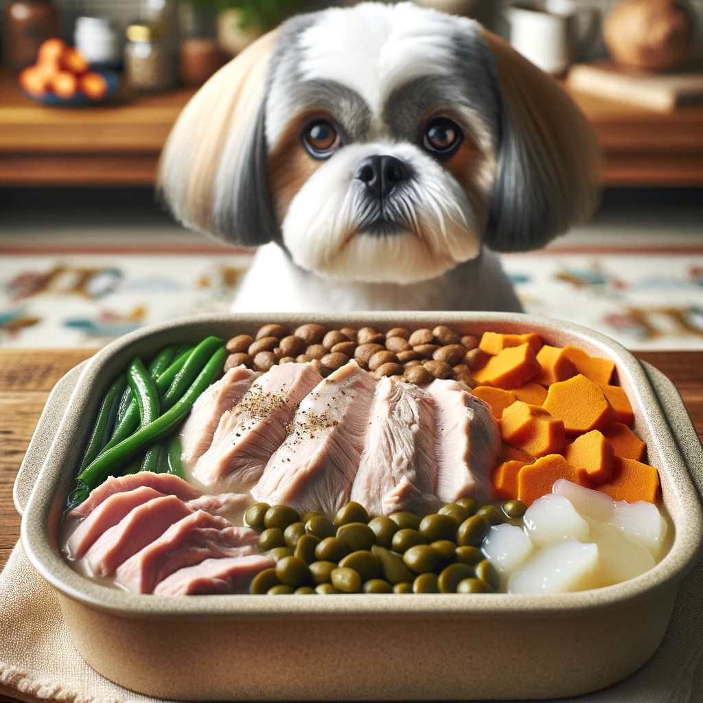 Homemade Dog Food Chicken Recipe With Sweet Potatoes for Shih Tzu