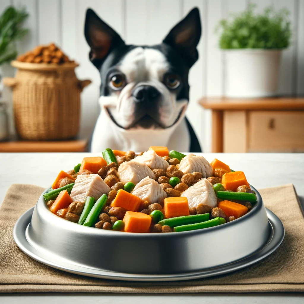 Homemade Dog Food Chicken Recipe With Sweet Potatoes for Boston Terrier